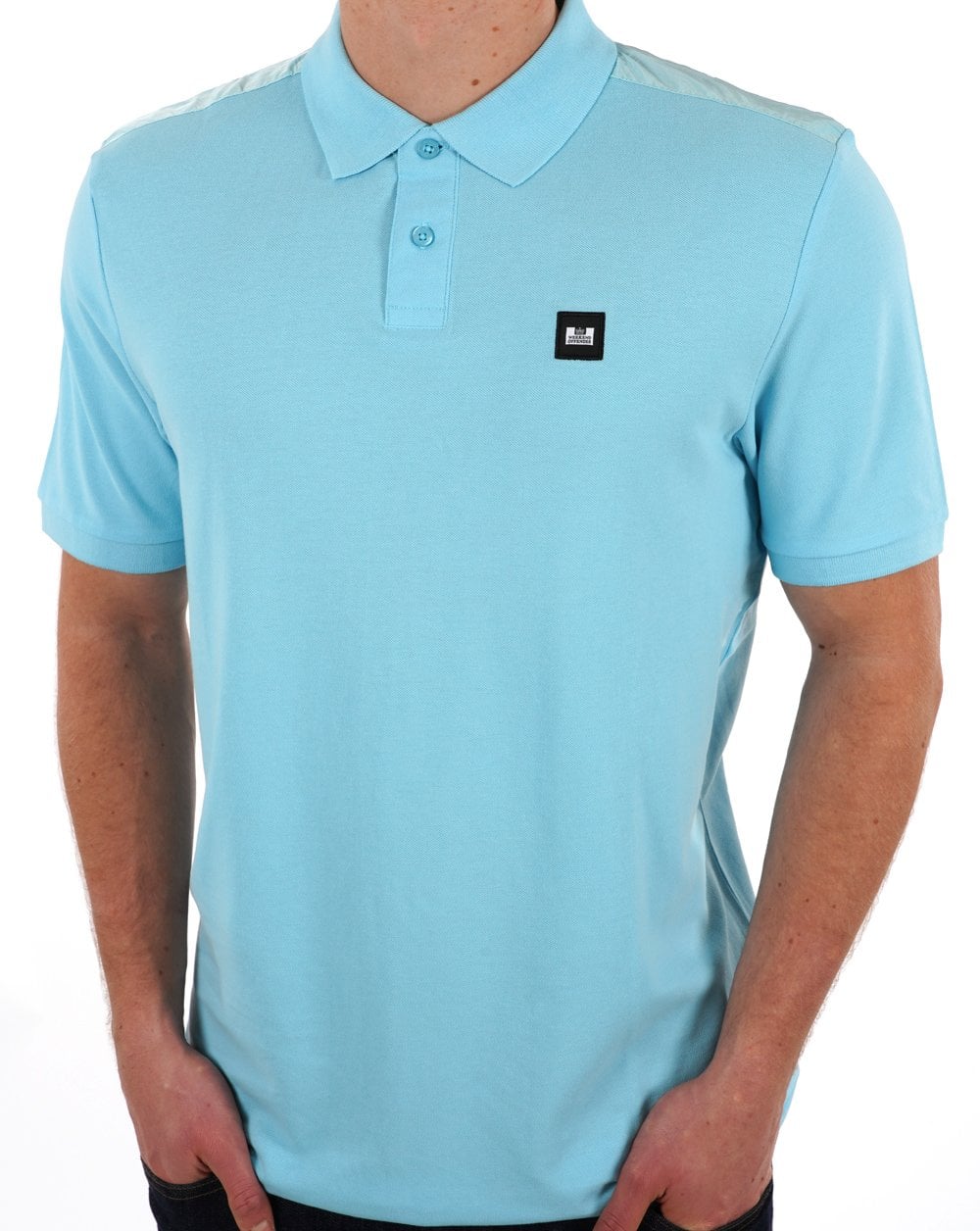 Weekend Offender Brant Poloshirt Himmelblau