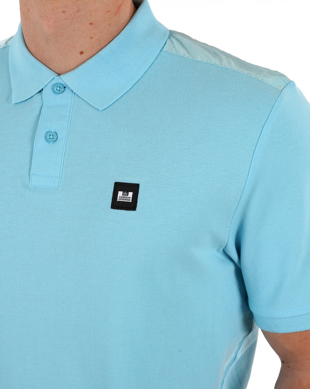 Weekend Offender Brant Poloshirt Himmelblau