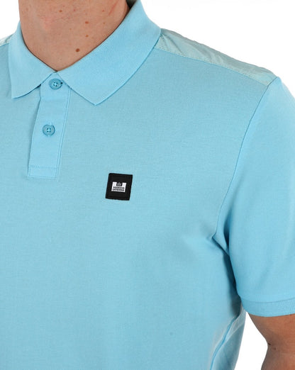 Weekend Offender Brant Poloshirt Himmelblau