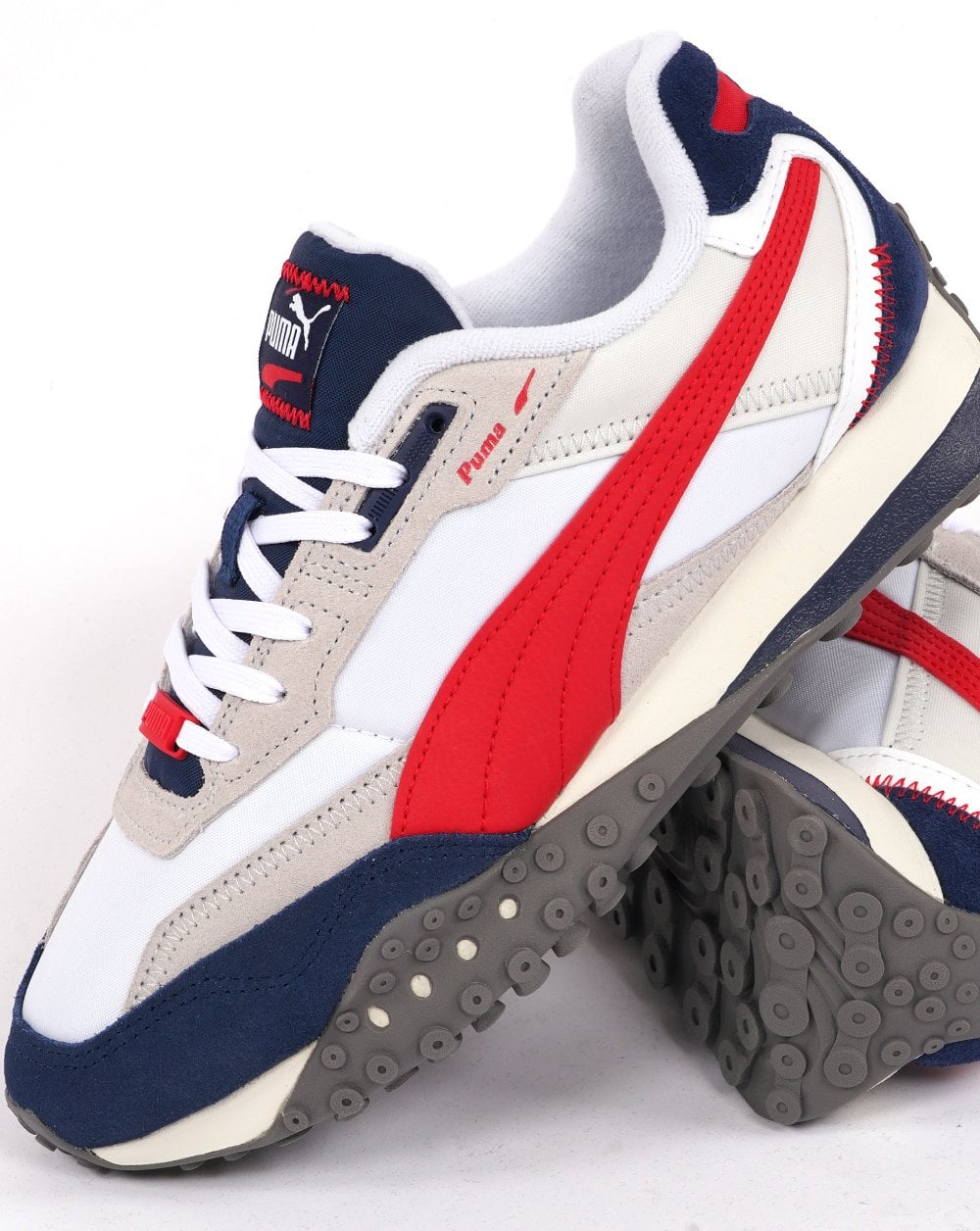 Puma Blktop Rider Trainer Weiß/Persischblau