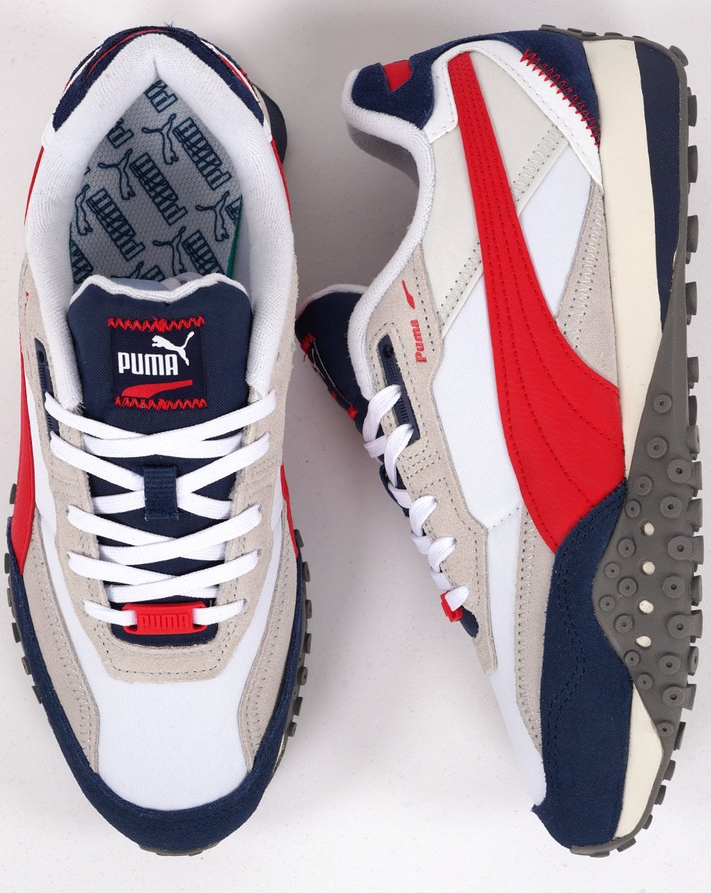 Puma Blktop Rider Trainer Weiß/Persischblau