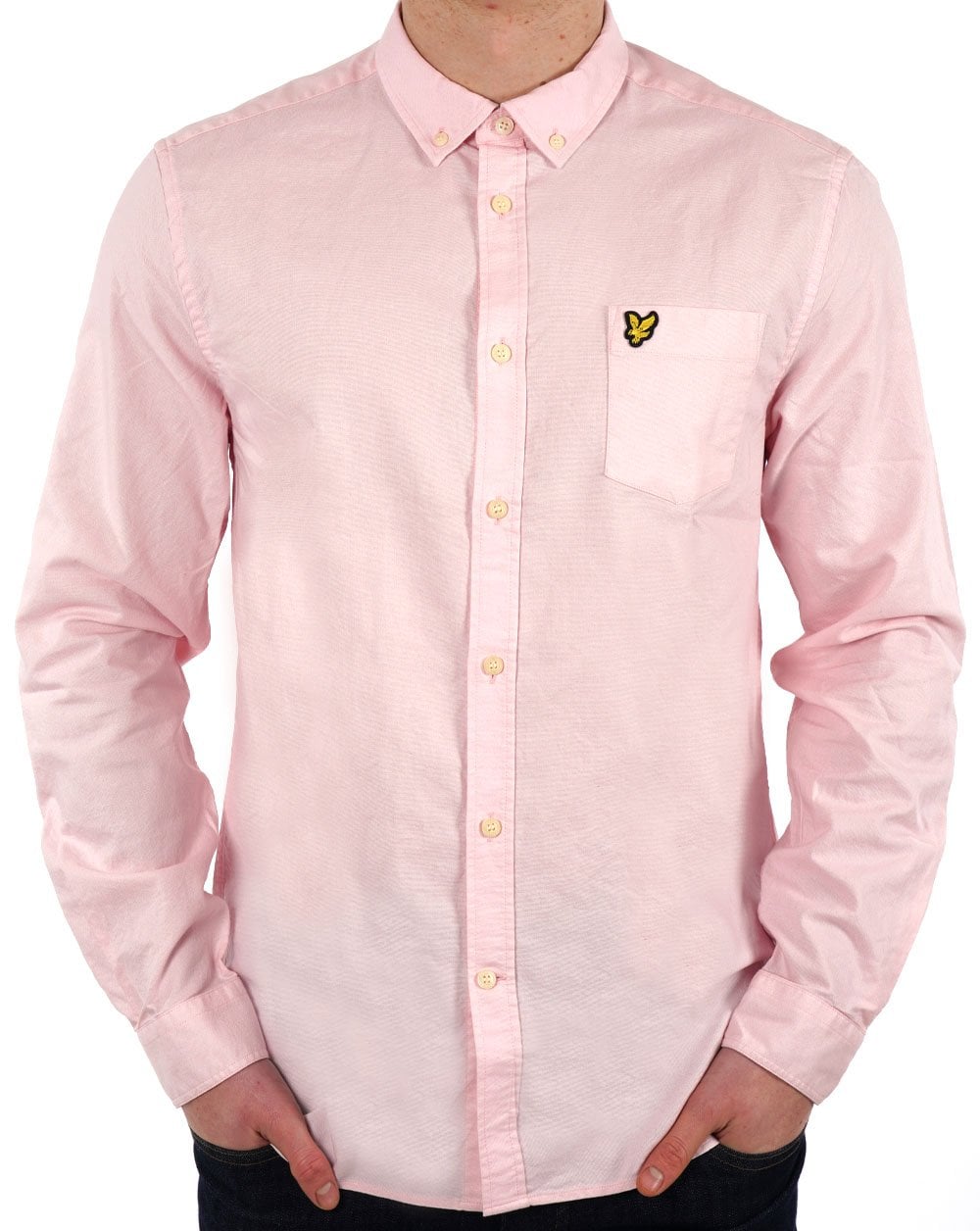 Lyle &amp; Scott Leichtes Oxford-Hemd Hellrosa