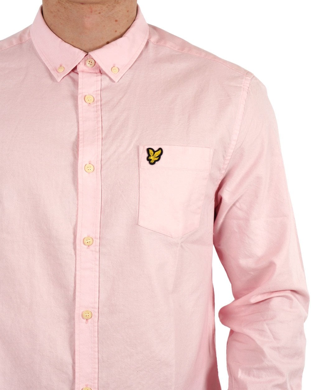Lyle &amp; Scott Leichtes Oxford-Hemd Hellrosa