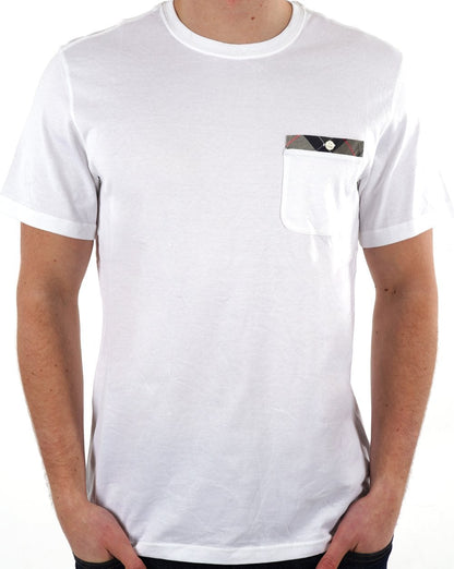 Barbour Durness Pocket T-Shirt Weiß