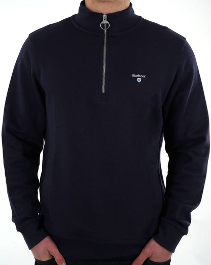 Barbour Rothley Pullover mit halbem Reißverschluss, Marineblau
