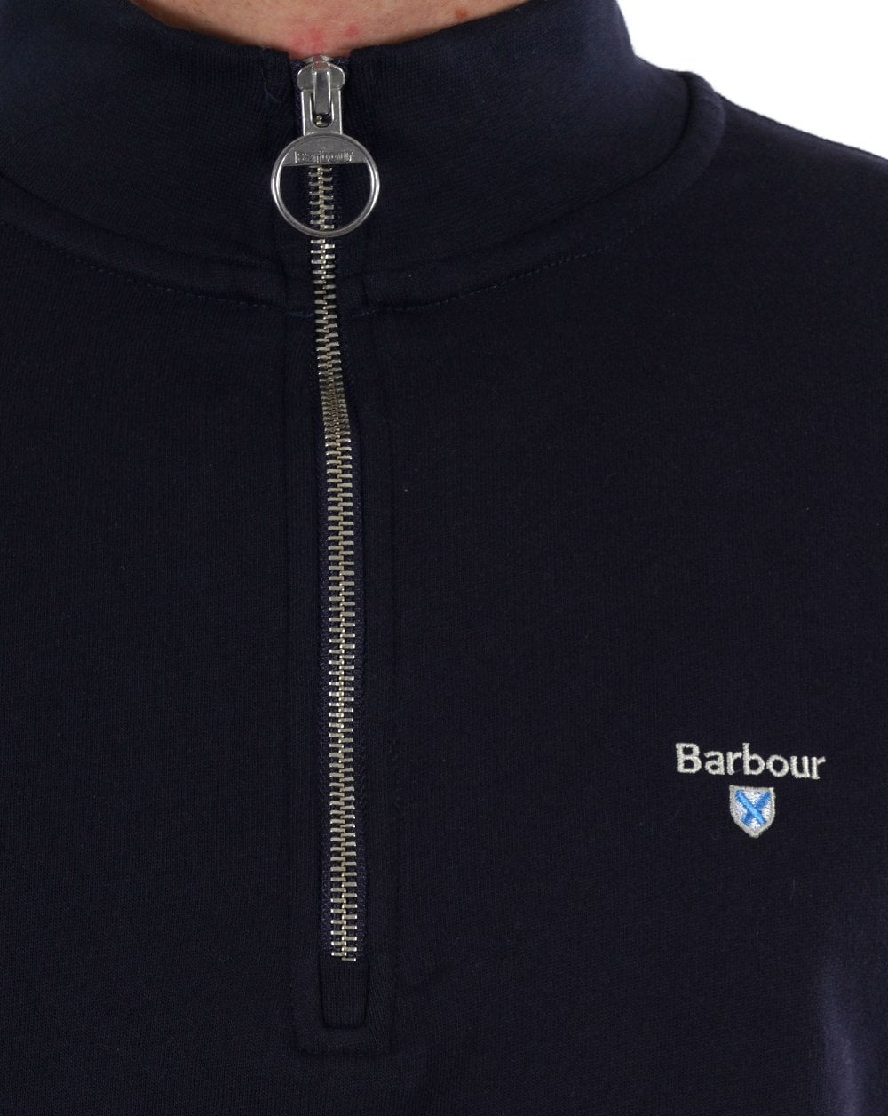 Barbour Rothley Pullover mit halbem Reißverschluss, Marineblau