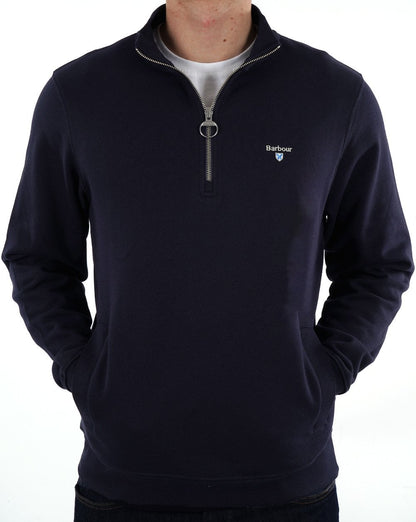 Barbour Rothley Pullover mit halbem Reißverschluss, Marineblau