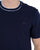 Lacoste Stretch Pique Stripe Collar T-shirt Navy