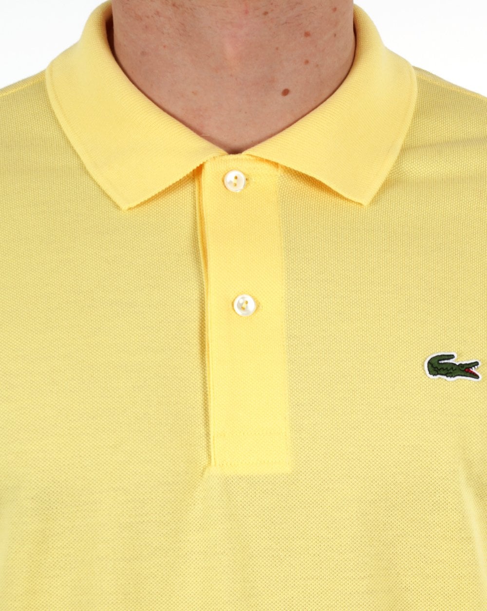 Lacoste Klassisches Poloshirt Gelb