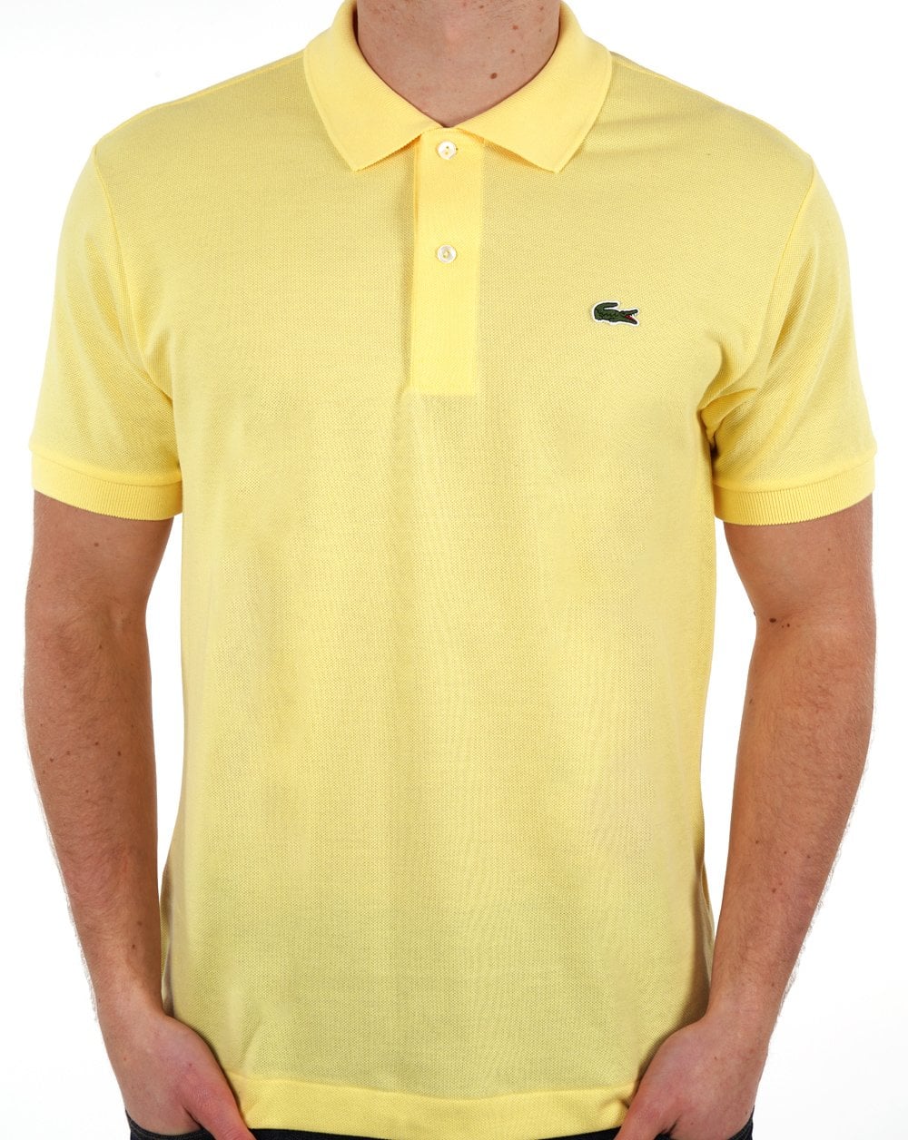 Lacoste Klassisches Poloshirt Gelb