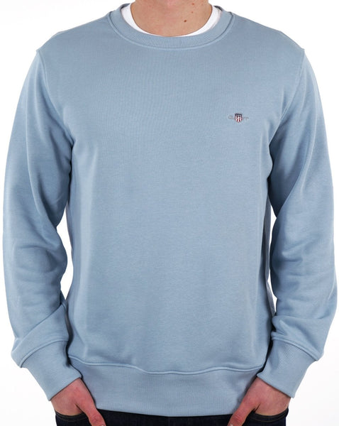 Gant Shield Crew Sweat Dove Blue