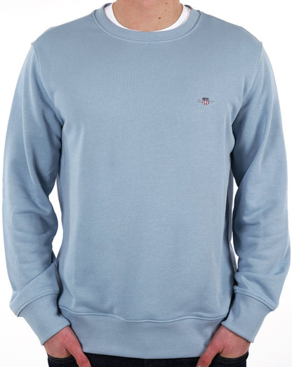 Gant Shield Crew Sweat Taubenblau