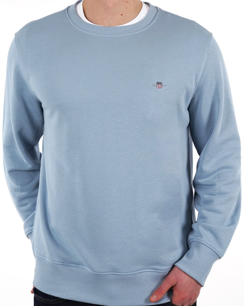 Gant Shield Crew Sweat Taubenblau