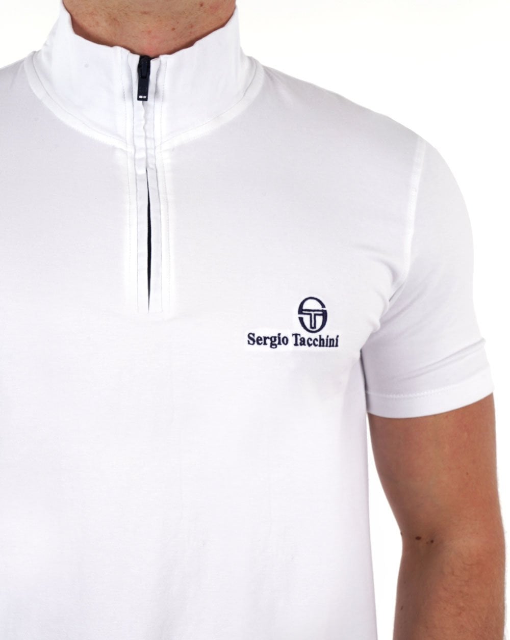 Sergio Tacchini Daytone 1/4 Zip Top Weiß
