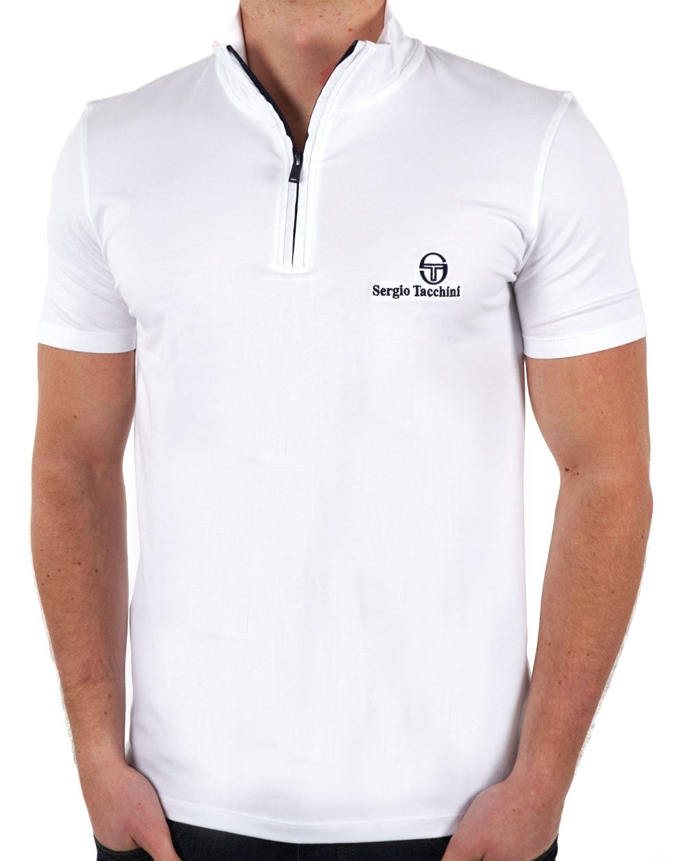 Sergio Tacchini Daytone 1/4 Zip Top Weiß