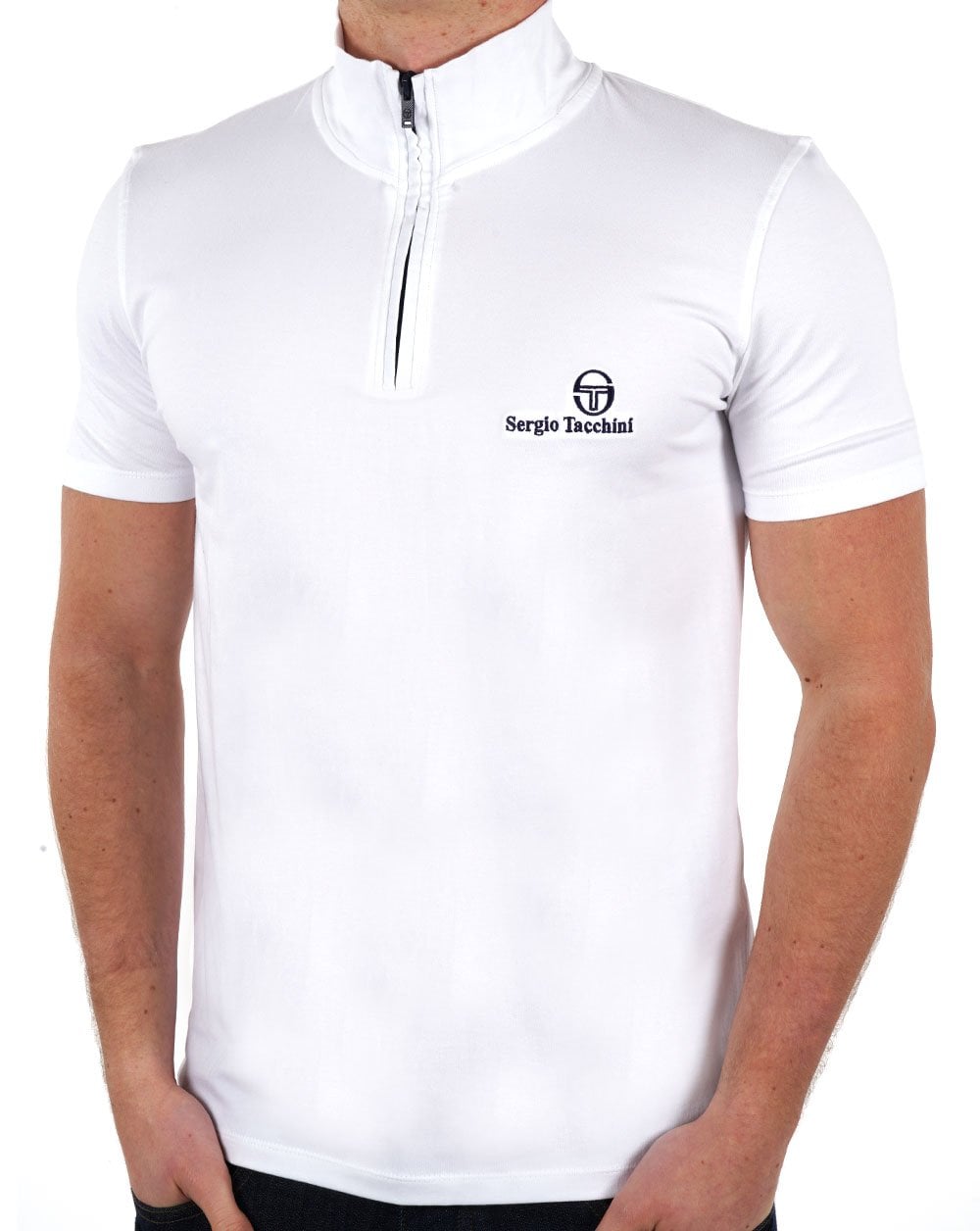 Sergio Tacchini Daytone 1/4 Zip Top Weiß