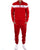 Sergio Tacchini 2 Stripe Track Pants Dark Red/White