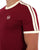 Sergio Tacchini Retro T Shirt Claret/Gardenia