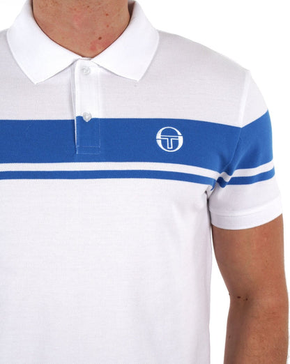 Sergio Tacchini Young Line Poloshirt Weiß/Blau