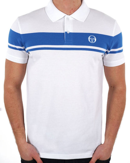Sergio Tacchini Young Line Poloshirt Weiß/Blau