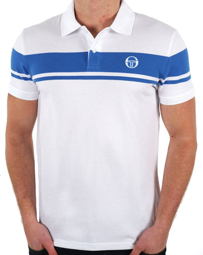 Sergio Tacchini Young Line Poloshirt Weiß/Blau