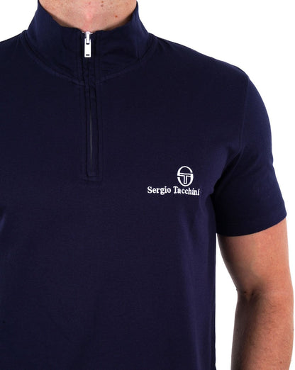 Sergio Tacchini Daytone 1/4 Zip Top Marineblau
