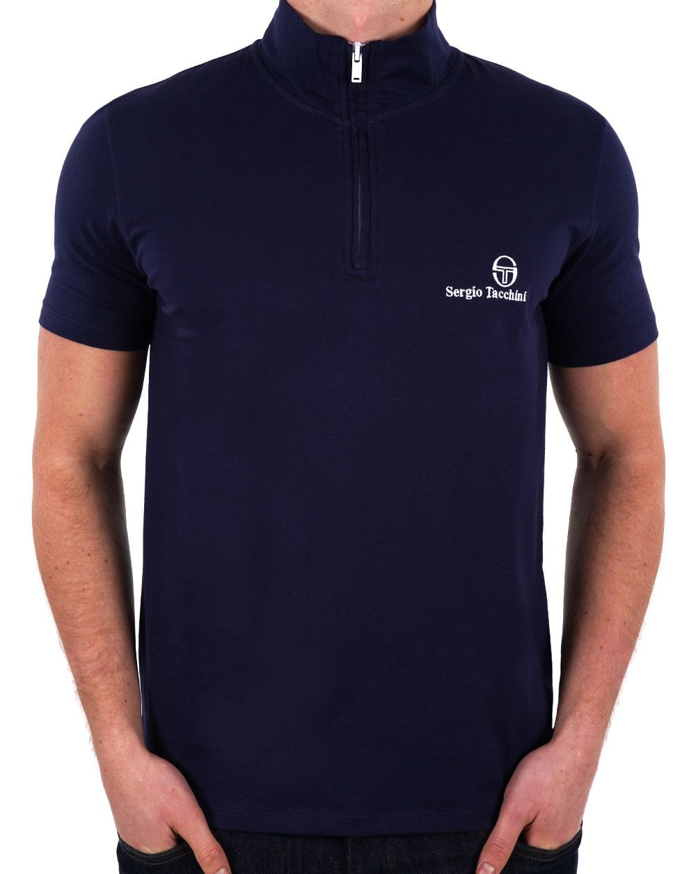 Sergio Tacchini Daytone 1/4 Zip Top Marineblau