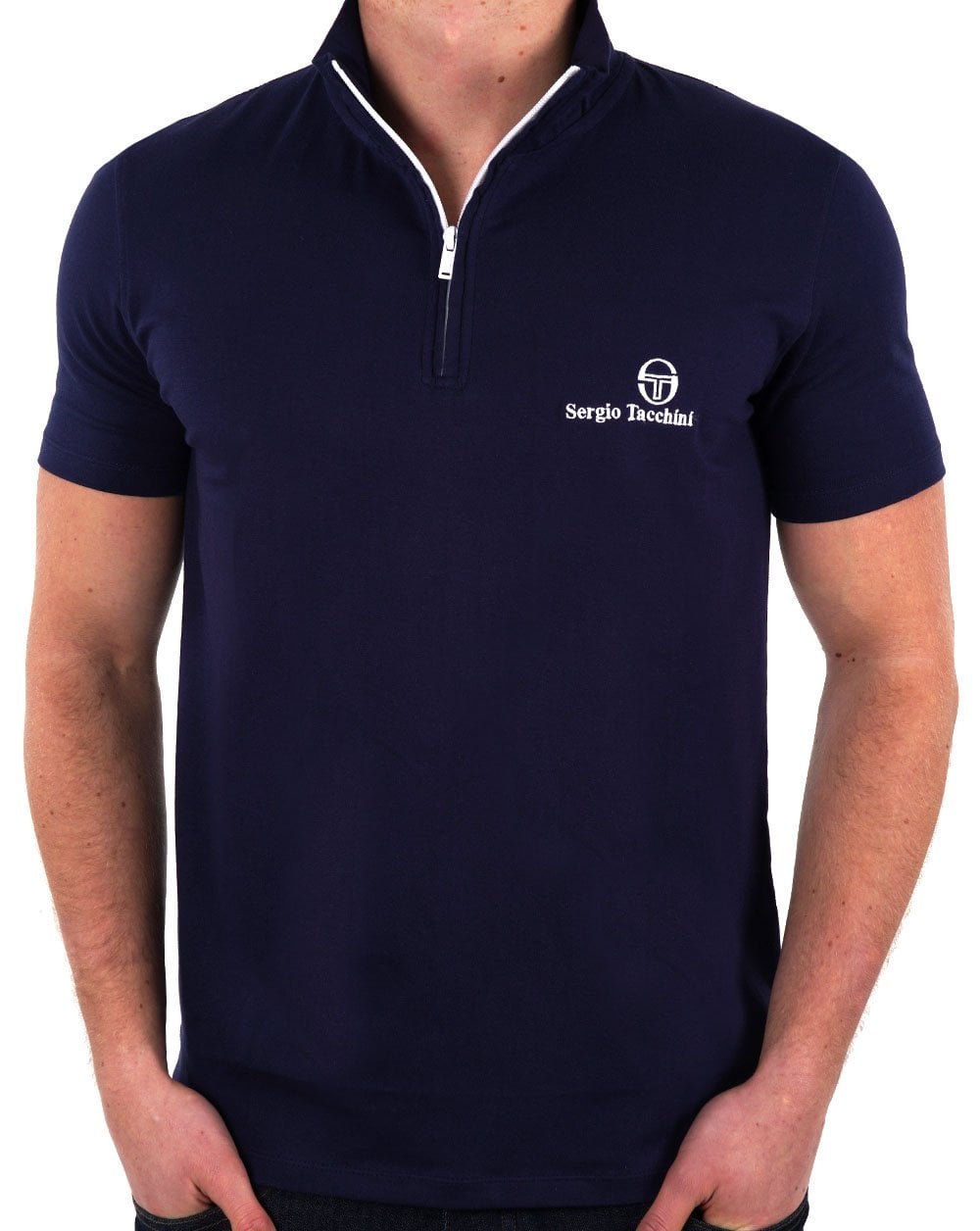 Sergio Tacchini Daytone 1/4 Zip Top Marineblau