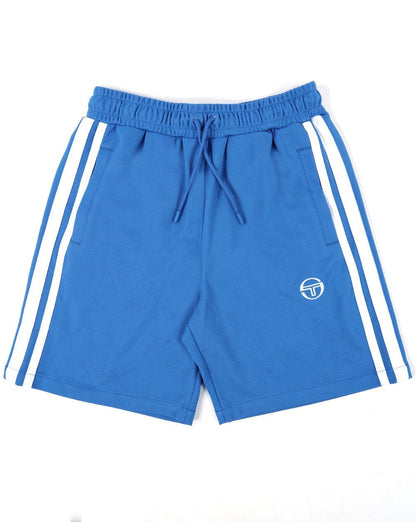 Sergio Tacchini Gestreifte Freizeitshorts Blau/Weiß