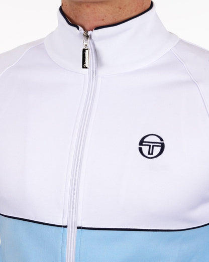 Sergio Tacchini Orion Trainingsjacke Himmelblau/Weiß