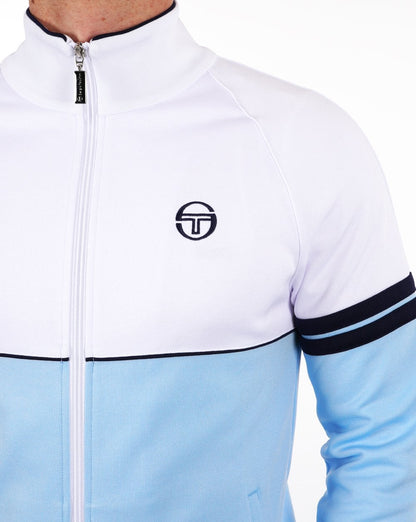 Sergio Tacchini Orion Trainingsjacke Himmelblau/Weiß