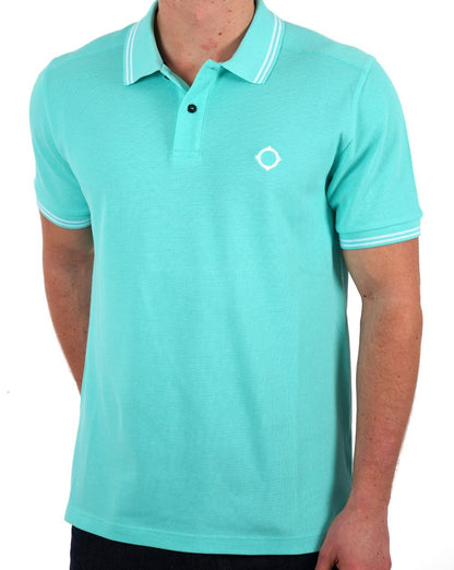 MA.STRUM Poloshirt Aquatic mit Doppelspitze