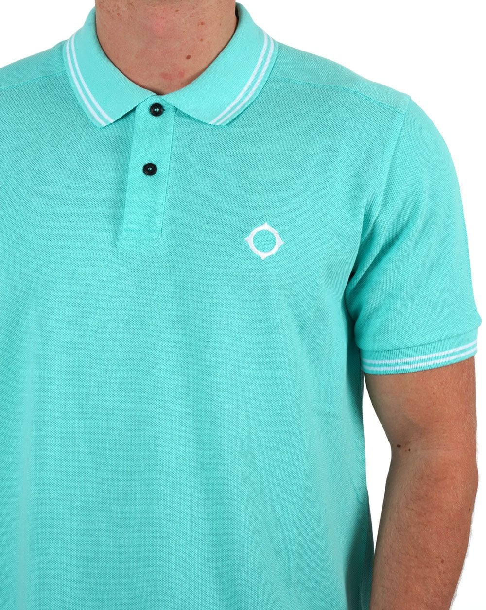 MA.STRUM Poloshirt Aquatic mit Doppelspitze