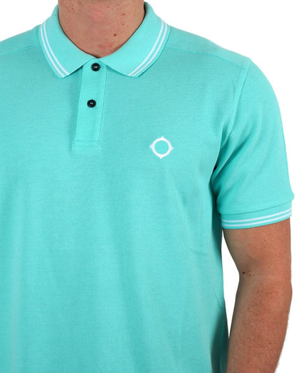 MA.STRUM Poloshirt Aquatic mit Doppelspitze
