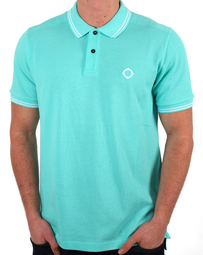 MA.STRUM Poloshirt Aquatic mit Doppelspitze