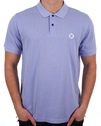 MA.STRUM Piqué-Polo Lavendel