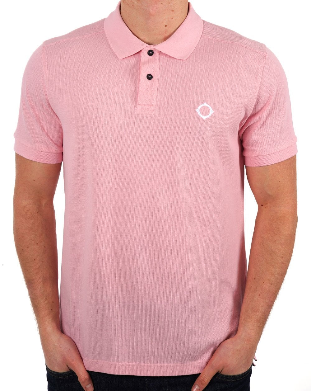 MA.STRUM Piqué-Poloshirt Rosa