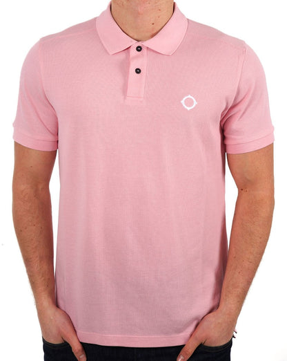 MA.STRUM Piqué-Poloshirt Rosa