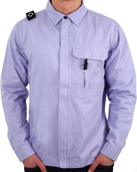 Ma.Strum MA.STRUM Cadet Overshirt Lavendel