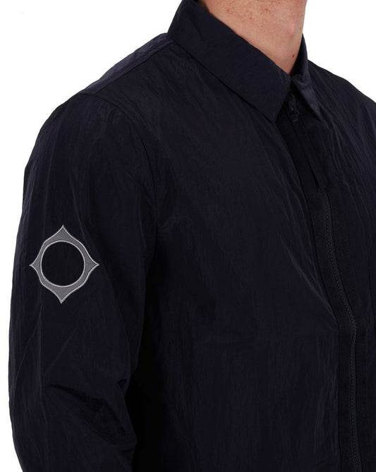 Ma.Strum MA.STRUM Nieten-Overshirt Schwarz