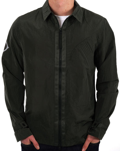 MA.STRUM Rivet Overshirt Oil Slick