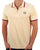 Sergio Tacchini Tipped Velour Zip Polo Ivory