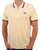 Sergio Tacchini Tipped Velour Zip Polo Ivory