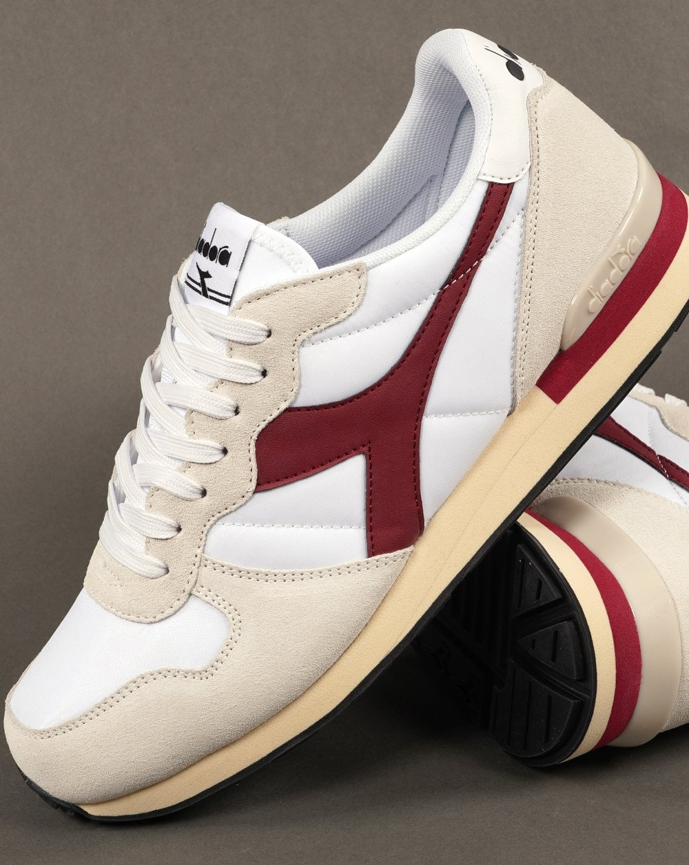 Diadora ED Moses Camaro Trainer Weiß Burgund