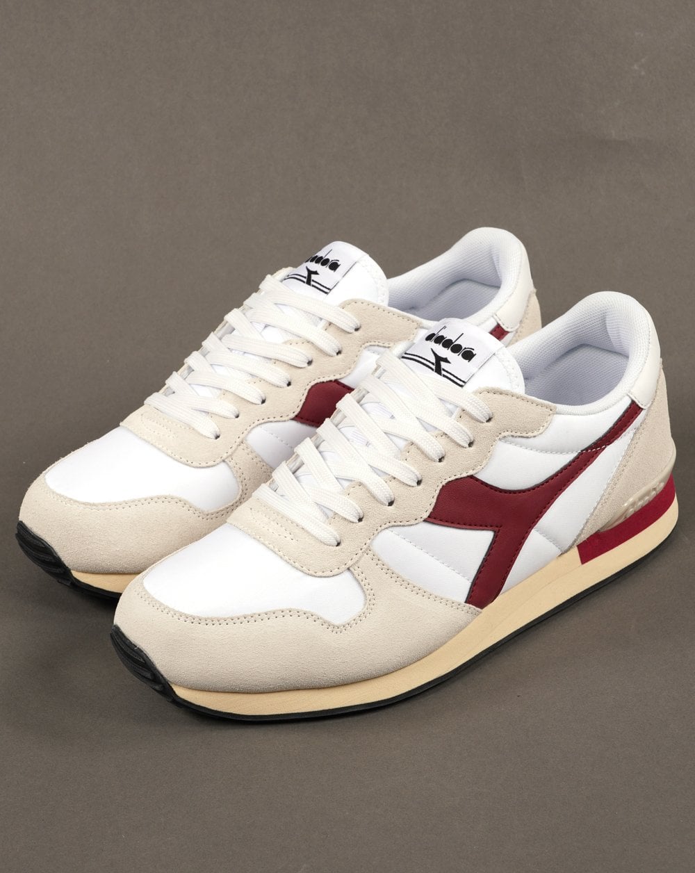 Diadora ED Moses Camaro Trainer Weiß Burgund
