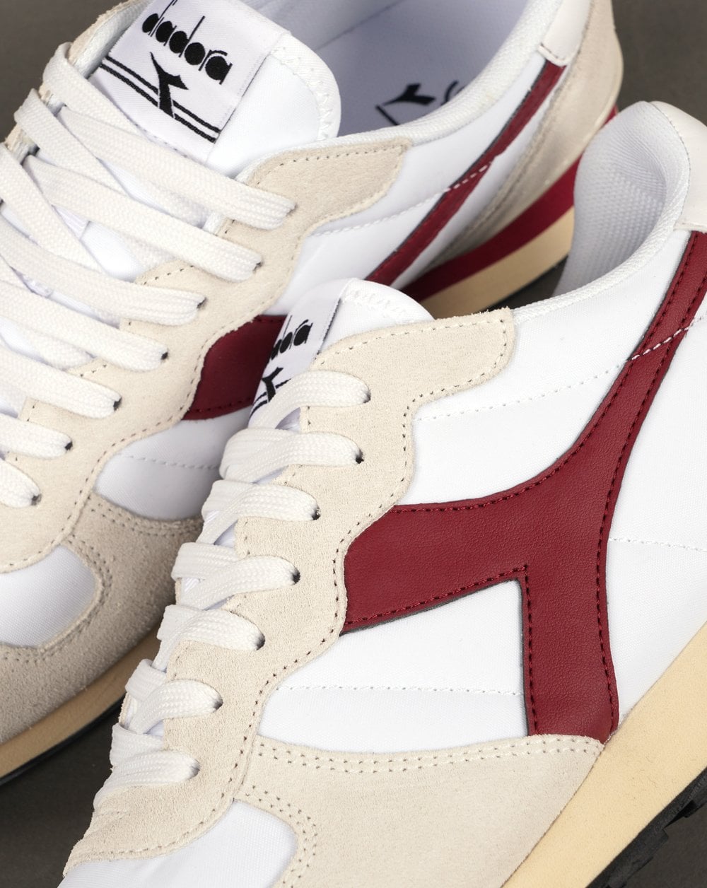 Diadora ED Moses Camaro Trainer Weiß Burgund