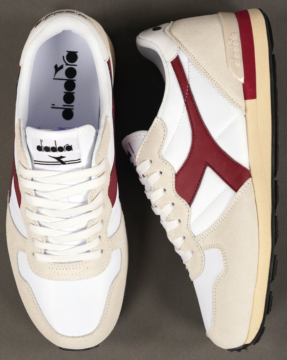 Diadora ED Moses Camaro Trainer Weiß Burgund