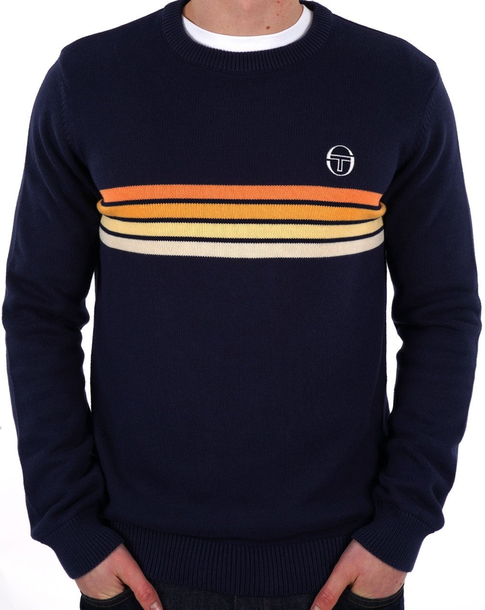 Sergio Tacchini Ryder Strickpullover Marineblau