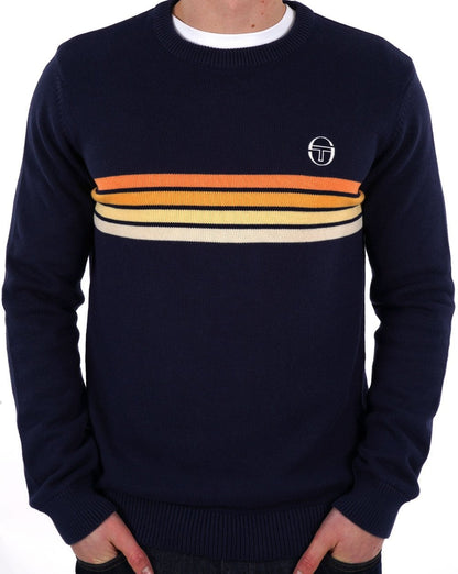 Sergio Tacchini Ryder Strickpullover Marineblau