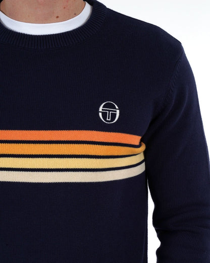 Sergio Tacchini Ryder Strickpullover Marineblau